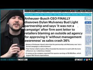 Anheuser Busch DISAVOWS Dylan Mulvaney But STILL REFUSES To Apologize, Bud Light Brand IS DYING