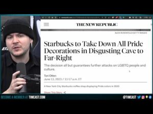 STARBUCKS CANCELS PRIDE, Leftist Are FURIOUS As Starbucks Bans Pride DURING &quot;Pride Month&quot;