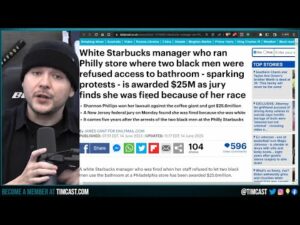 Starbucks FIRED WOMAN For Being WHITE, Woman WINS $25M In BLM Related Lawsuit With Starbucks