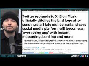 TWITTER IS DEAD, Elon Musk Officially REBRANDS To X, The AI Dystopian Nightmare Is Only Beginning