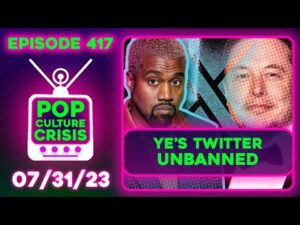 Pop Culture Crisis 417 - Ye UNBANNED From Twitter, Disney's Haunted Mansion BOMBS at the Box office