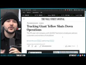 Yellow Trucking COLLAPSES, 30,000 Trucking jobs About To Be AXED, Self Driving Trucks ARE COMING