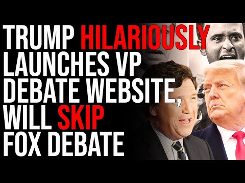 Trump Launches VP Debate Website, Will Skip Fox Debate For Exclusive