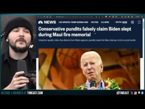 NBC HILARIOUSLY Claims Biden ISNT SLEEPING, He's BOWING In Solemnity After Biden Dozes Off In Maui