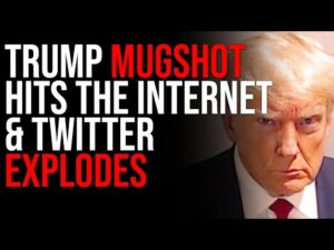 Trump Mugshot Hits The Internet &amp; Twitter EXPLODES