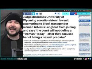 Wyoming Judge Allows Trans Woman Into Sorority, Says HE CAN'T DEFINE WHAT A WOMAN IS