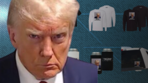 Laura Loomer Purchases Trump Mugshot Merchandise