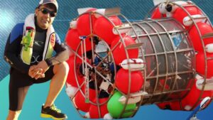 Florida Man Facing Federal Charges For Attempting to Run Across Atlantic Ocean in Floating 'Hamster Wheel'