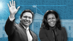 Election Betting Odds Show Ron DeSantis Tied With Michelle Obama For Likelihood of Becoming President