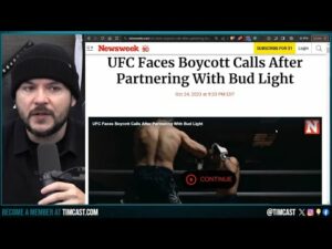 UFC Signs $100M Deal With Bud Light Sparking BOYCOTT, Beer Sales STILL TANKING, Dana White SLAMMED