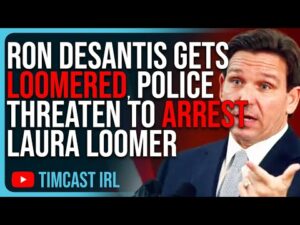 Ron DeSantis GETS LOOMERED, Police Threaten To ARREST Laura Loomer For Trespassing