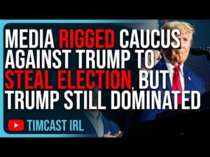 Media RIGGED Caucus AGAINST Trump To STEAL ELECTION, But Trump Still DOMINATED Corrupt Press