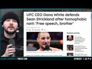 Sean Strickland ROBBED At UFC297 Dana White SLAMS Woke Press For Claiming He Leashes Fighters Speech