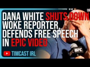 Dana White SHUTS DOWN Woke Reporter, Defends Free Speech In EPIC Video