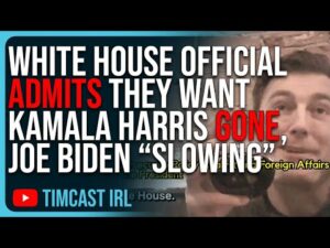 White House Official ADMITS They Want Kamala Harris GONE, Joe Biden “Slowing Down”