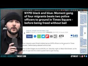 Criminal Illegal Immigrants ATTACK NYPD, Get RELEASED, Democrats REAP What They VOTED FOR