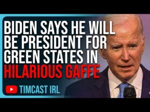 Biden Says He Will Be President For Red States &amp; Green States In Hilarious Gaffe