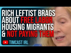 Rich Leftist BRAGS About Free Labor Housing Migrants &amp; NOT PAYING THEM, Just Like SLAVERY