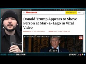 Video Of Trump SHOVING MAN is FAKE NEWS, Democrat Activists Edit FAKE VIDEO To Smear Trump