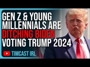 Gen Z &amp; Young Millennials Are DITCHING Biden, Voting Trump 2024