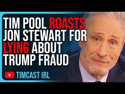 Tim Pool ROASTS Jon Stewart For LYING About Trump Fraud, Stewart Did