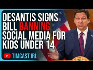 DeSantis Signs Bill BANNING Social Media For Kids Under 14