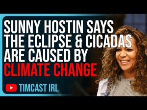 Sunny Hostin Says The Eclipse Is Caused By Climate Change, The View SCRAMBLES To Correct Her, MORONS