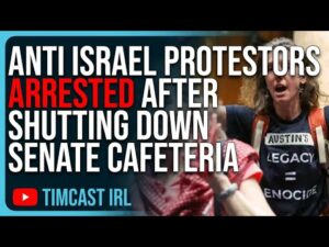 Anti Israel Protestors ARRESTED After Shutting Down Senate Cafeteria