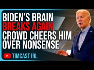 Biden’s Brain BREAKS AGAIN, Crowd Cheers Him Over MEANINGLESS Statement