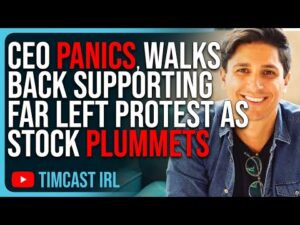 CEO PANICS, Walks Back Supporting Far Left Israel Protest As Stock PLUMMETS