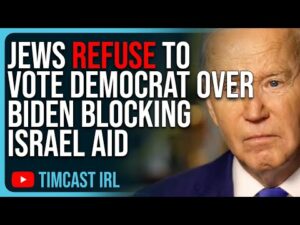 Jews REFUSE To Vote Democrat Over Biden BLOCKING Israel Aid