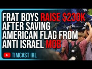 Frat Boys Raise $230k After SAVING American Flag From Anti Israel Mob