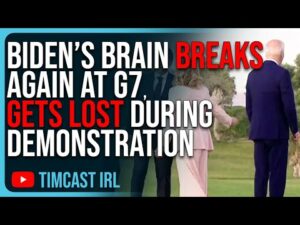 Biden’s Brain Breaks AGAIN At G7, GETS LOST During Demonstration