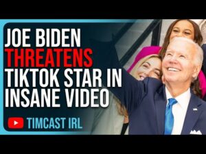 Joe Biden THREATENS TikTok Star After Being Asked About Israel In INSANE Video
