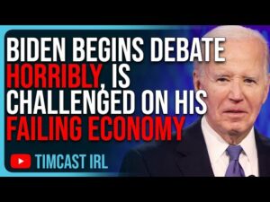 Biden Begins Trump Debate HORRIBLY, Is Challenged On His FAILING Economy