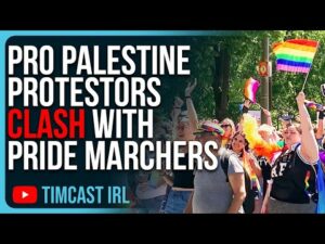 Pro Palestine Protestors CLASH With Pride Marchers, The Left Is DESTROYING Itself