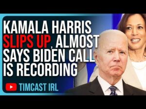 Kamala Harris SLIPS UP, Almost Says Biden Call Is RECORDING, Internet ERUPTS Saying Biden Is DEAD