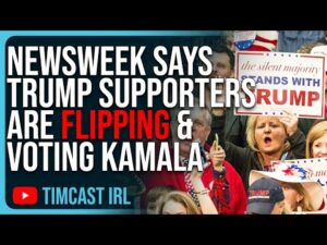 NewsWeek Says Trump Supporters Are FLIPPING &amp; Voting Kamala, Total BS