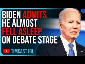 Biden ADMITS He Almost FELL ASLEEP On Debate Stage, He Is DONE