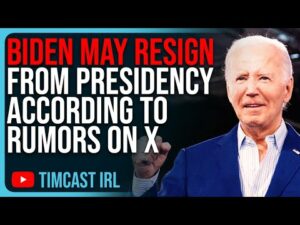 Biden May RESIGN FROM PRESIDENCY Next Week According To Rumors On X