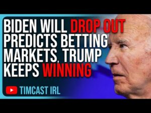 Biden Will DROP OUT Predicts Betting Markets, Trump Keeps WINNING