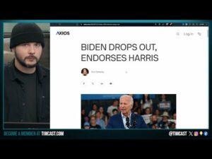 BIDEN DROPS OUT, KAMALA Endorsed, Democrats IN PANIC With NO NOMINEE 3 Months Out | TimcastNews