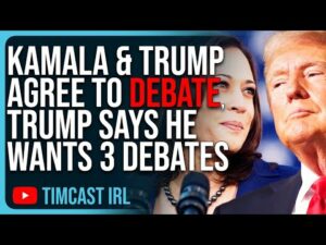 Kamala &amp; Trump AGREE To ABC News Debate, Trump Says He Wants 3 Debates Against Kamala