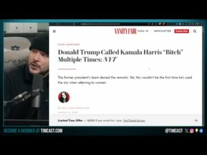 Democrats FURIOUS Trump Called Kamala Harris THE B WORD, Fake Story Wants To Anger Women For Dems