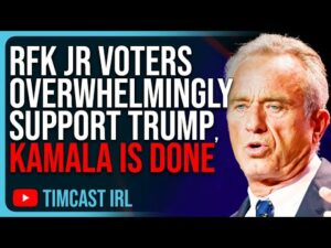 RFK Jr Voters OVERWHELMINGLY Support Trump, Kamala Is DONE