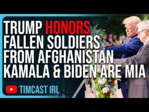 Trump HONORS Fallen Soldiers From Afghanistan Withdrawal, Kamala &amp; Biden Are NO SHOWS