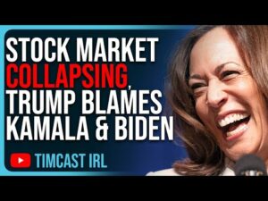 Kamala CRASH, Stock Market COLLAPSING, Trump Blames Kamala &amp; Biden For Economic DISASTER