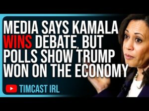 Democrat Media Says KAMALA WINS Debate, But Polls Show Trump WON On The Economy