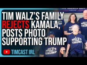 Tim Walz’s Family REJECTS Kamala, Posts Photo SUPPORTING TRUMP