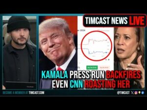 Kamala Press Run BACKFIRES, Democrat Betting Odds COLLAPSE, Even CNN ROASTS Her | Timcast News